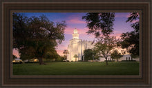 Load image into Gallery viewer, St. George Enlightenment Open Edition Canvas / 15 X 30 Brown Frame Art
