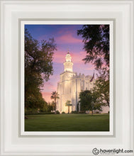 Load image into Gallery viewer, St. George Enlightenment Open Edition Canvas / 8 X 10 White Frame Art
