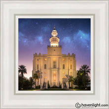 Load image into Gallery viewer, St. George Heavenward Open Edition Canvas / 12 X White Frame Art
