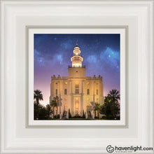 Load image into Gallery viewer, St. George Heavenward Open Edition Canvas / 6 X White Frame Art
