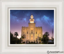 Load image into Gallery viewer, St. George Heavenward Open Edition Canvas / 8 X 10 White Frame Art
