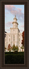 Load image into Gallery viewer, St. George Red Tree Open Edition Canvas / 12 X 36 Brown Frame Art
