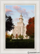 Load image into Gallery viewer, St. George Red Tree Open Edition Canvas / 24 X 36 White Frame Art

