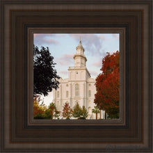 Load image into Gallery viewer, St. George Red Tree Open Edition Canvas / 6 X Brown Frame Art

