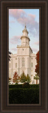 Load image into Gallery viewer, St. George Red Tree Open Edition Canvas / 8 X 24 Brown Frame Art
