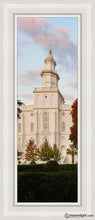 Load image into Gallery viewer, St. George Red Tree Open Edition Canvas / 8 X 24 White Frame Art
