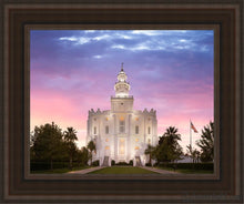 Load image into Gallery viewer, St. George Vista Open Edition Canvas / 11 X 14 Brown Frame Art
