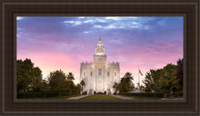 Load image into Gallery viewer, St. George Vista Open Edition Canvas / 15 X 30 Brown Frame Art
