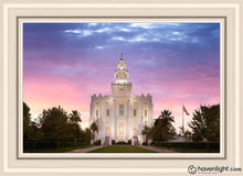 Load image into Gallery viewer, St. George Vista Open Edition Canvas / 20 X 30 White Frame Art
