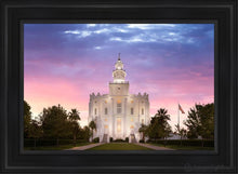 Load image into Gallery viewer, St. George Vista Open Edition Canvas / 24 X 36 Black Frame Art
