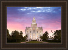 Load image into Gallery viewer, St. George Vista Open Edition Canvas / 24 X 36 Brown Frame Art

