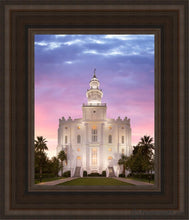 Load image into Gallery viewer, St. George Vista Open Edition Canvas / 8 X 10 Brown Frame Art
