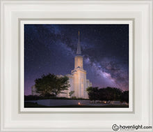 Load image into Gallery viewer, St. Louis Celestial Open Edition Canvas / 8 X 10 White Frame Art
