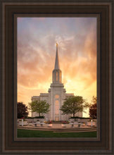 Load image into Gallery viewer, St. Louis Glory To God Open Edition Canvas / 14 X 21 Brown Frame Art
