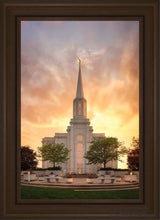 Load image into Gallery viewer, St. Louis Glory To God Open Edition Canvas / 20 X 30 Brown Frame Art
