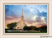 Load image into Gallery viewer, St. Louis Now The Day Is Over Open Edition Canvas / 20 X 30 White Frame Art
