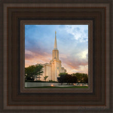 Load image into Gallery viewer, St. Louis Now The Day Is Over Open Edition Canvas / 6 X Brown Frame Art
