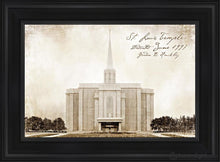 Load image into Gallery viewer, St. Louis Vintage Open Edition Canvas / 14 X 21 Black Frame Art
