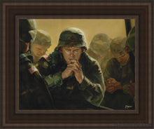 Load image into Gallery viewer, Sweet Hour Of Prayer Open Edition Canvas / 11 X 14 Brown Frame Art
