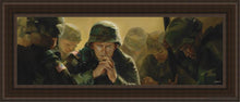 Load image into Gallery viewer, Sweet Hour Of Prayer Open Edition Canvas / 12 X 36 Brown Frame Art
