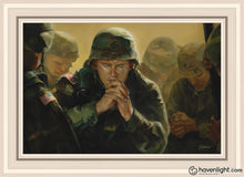 Load image into Gallery viewer, Sweet Hour Of Prayer Open Edition Canvas / 20 X 30 Gray Frame Art
