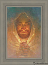 Load image into Gallery viewer, The Peace Of God Open Edition Canvas / 14 X 21 Gray Frame Art
