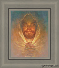 Load image into Gallery viewer, The Peace Of God Open Edition Canvas / 8 X 10 Gray Frame Art
