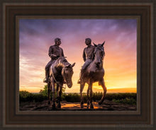 Load image into Gallery viewer, The Prophets Last Ride Open Edition Canvas / 11 X 14 Brown Frame Art
