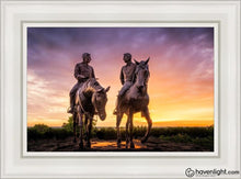 Load image into Gallery viewer, The Prophets Last Ride Open Edition Canvas / 14 X 21 White Frame Art
