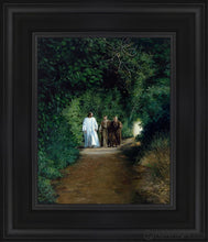 Load image into Gallery viewer, The Road To Emmaus Open Edition Canvas / 8 X 10 Black Frame Art

