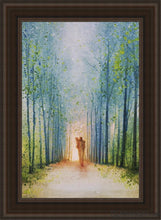 Load image into Gallery viewer, The Shepherds Path Open Edition Canvas / 24 X 36 Brown Frame Art
