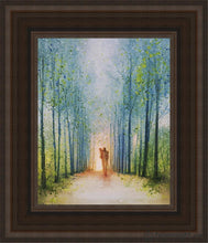 Load image into Gallery viewer, The Shepherds Path Open Edition Canvas / 8 X 10 Brown Frame Art

