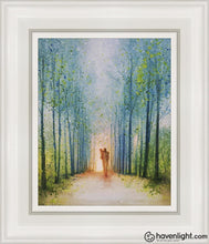 Load image into Gallery viewer, The Shepherds Path Open Edition Canvas / 8 X 10 White Frame Art
