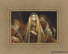 Load image into Gallery viewer, The Widows Mite Open Edition Print / 7 X 5 Frame G 9.624 7.624 Art
