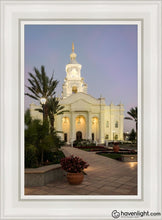 Load image into Gallery viewer, Tijuana Mexico Temple De Los Sueños Open Edition Canvas / 14 X 21 White Frame Art
