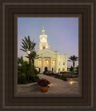 Load image into Gallery viewer, Tijuana Mexico Temple De Los Sueños Open Edition Canvas / 8 X 10 Brown Frame Art
