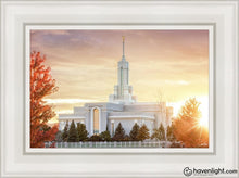 Load image into Gallery viewer, Timpanogos Sunset Open Edition Canvas / 12 X 18 White Frame Art
