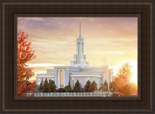 Load image into Gallery viewer, Timpanogos Sunset Open Edition Canvas / 14 X 21 Brown Frame Art
