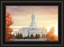 Load image into Gallery viewer, Timpanogos Sunset Open Edition Canvas / 20 X 30 Black Frame Art
