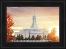 Load image into Gallery viewer, Timpanogos Sunset Open Edition Canvas / 24 X 36 Black Frame Art
