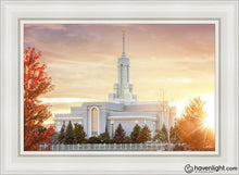 Load image into Gallery viewer, Timpanogos Sunset Open Edition Canvas / 24 X 36 White Frame Art
