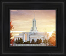 Load image into Gallery viewer, Timpanogos Sunset Open Edition Canvas / 8 X 10 Black Frame Art
