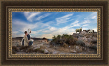 Load image into Gallery viewer, Training The Young Shepherd Open Edition Canvas / 36 X 18 Frame M 27 3/4 45 Art
