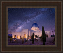 Load image into Gallery viewer, Tucson Celestial Open Edition Canvas / 11 X 14 Brown Frame Art
