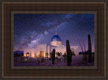 Load image into Gallery viewer, Tucson Celestial Open Edition Canvas / 12 X 18 Brown Frame Art
