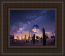 Load image into Gallery viewer, Tucson Celestial Open Edition Canvas / 8 X 10 Brown Frame Art
