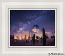 Load image into Gallery viewer, Tucson Celestial Open Edition Canvas / 8 X 10 White Frame Art
