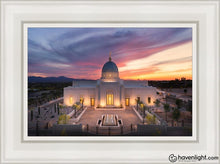 Load image into Gallery viewer, Tucson From On High Open Edition Canvas / 12 X 18 White Frame Art
