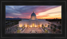 Load image into Gallery viewer, Tucson From On High Open Edition Canvas / 15 X 30 Black Frame Art
