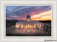 Load image into Gallery viewer, Tucson From On High Open Edition Canvas / 24 X 36 White Frame Art
